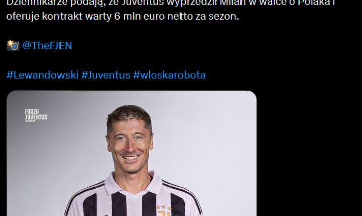 Na taką PENSJĘ mógłby liczyć Robert Lewandowski w Juventusie!